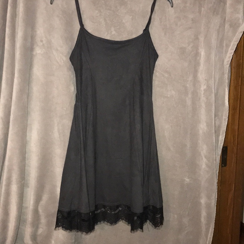 Soft summer lace twill dress